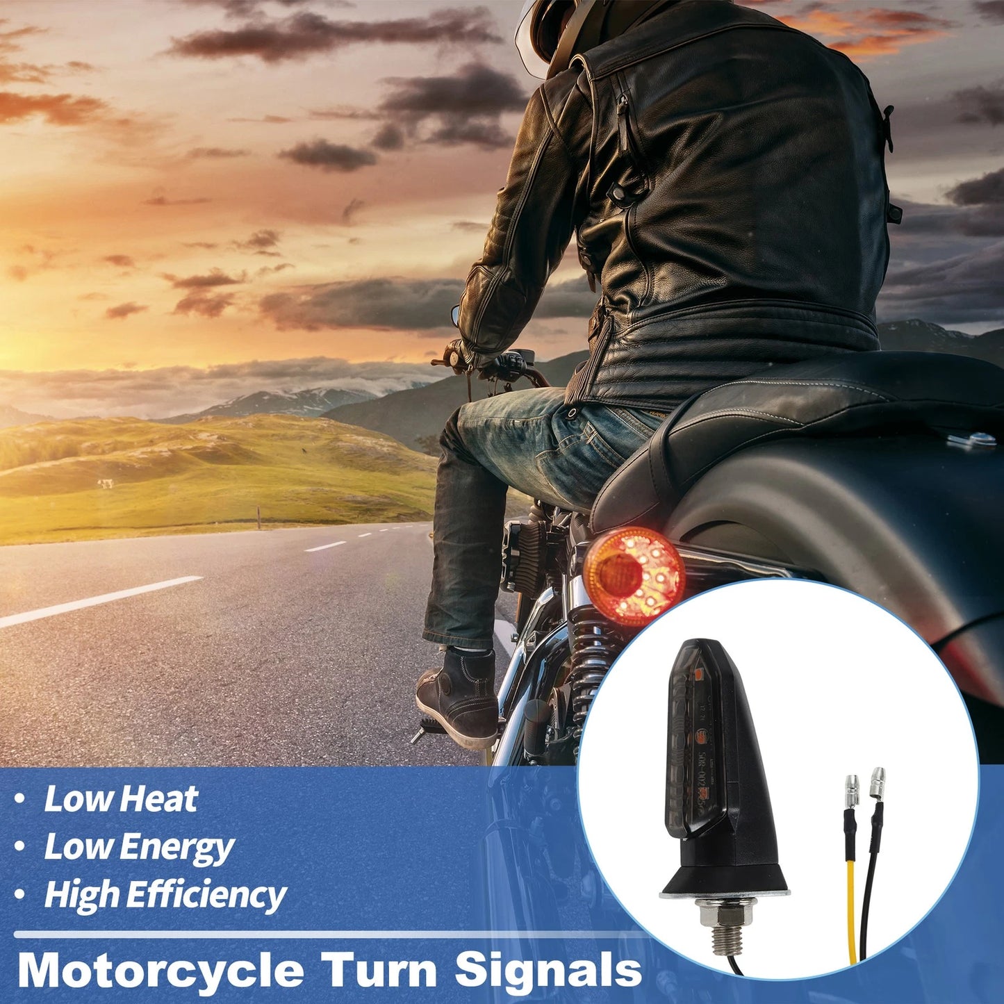 Turn Signal Assembly for Motorcycle