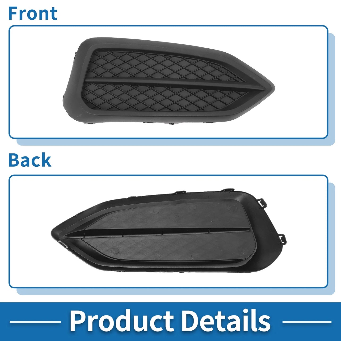 Front Right Fog Light Grill for Honda Civic (2014-2015)