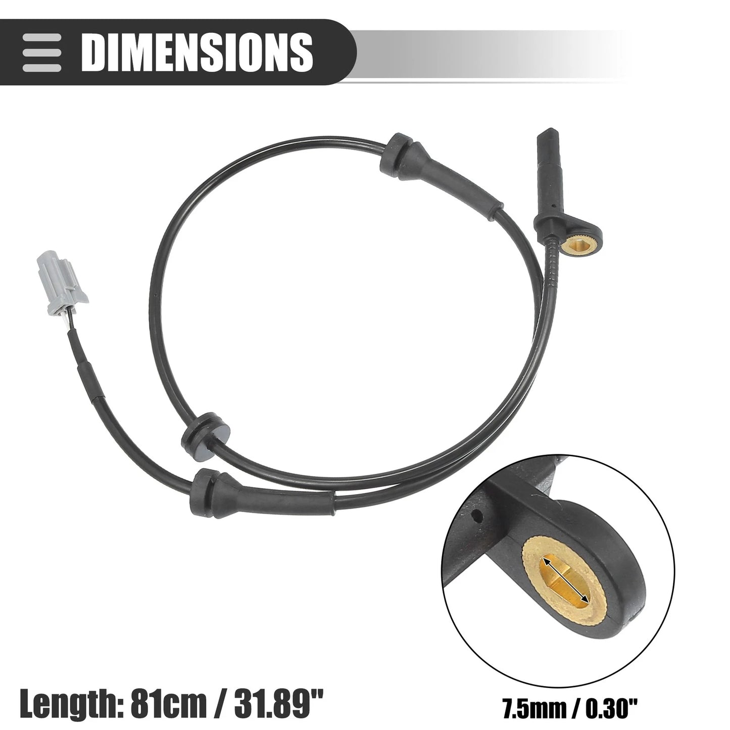 Front Right ABS Sensor for Nissan Sentra (2009-2012)