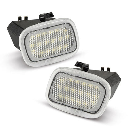 White LED Side Mirror Puddle Lights Ford F-150 (2015–2022)