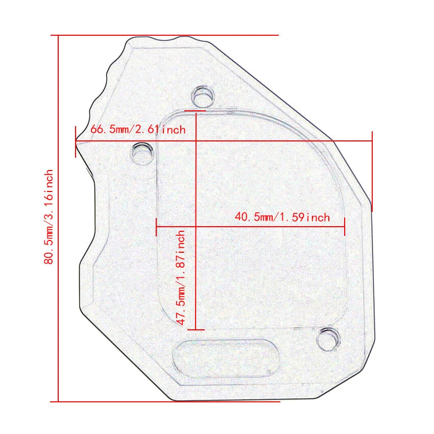 Side Stand Enlarge Plate for BMW F800GS (2008-2015)