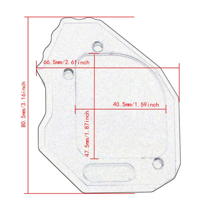 Side Stand Enlarge Plate for BMW F800GS (2008-2015)