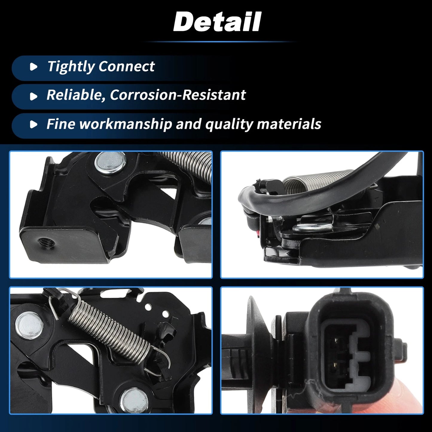 Hood Latch Assembly for Nissan GT-R (2009-2021)  65601JK60A/65601JL60C