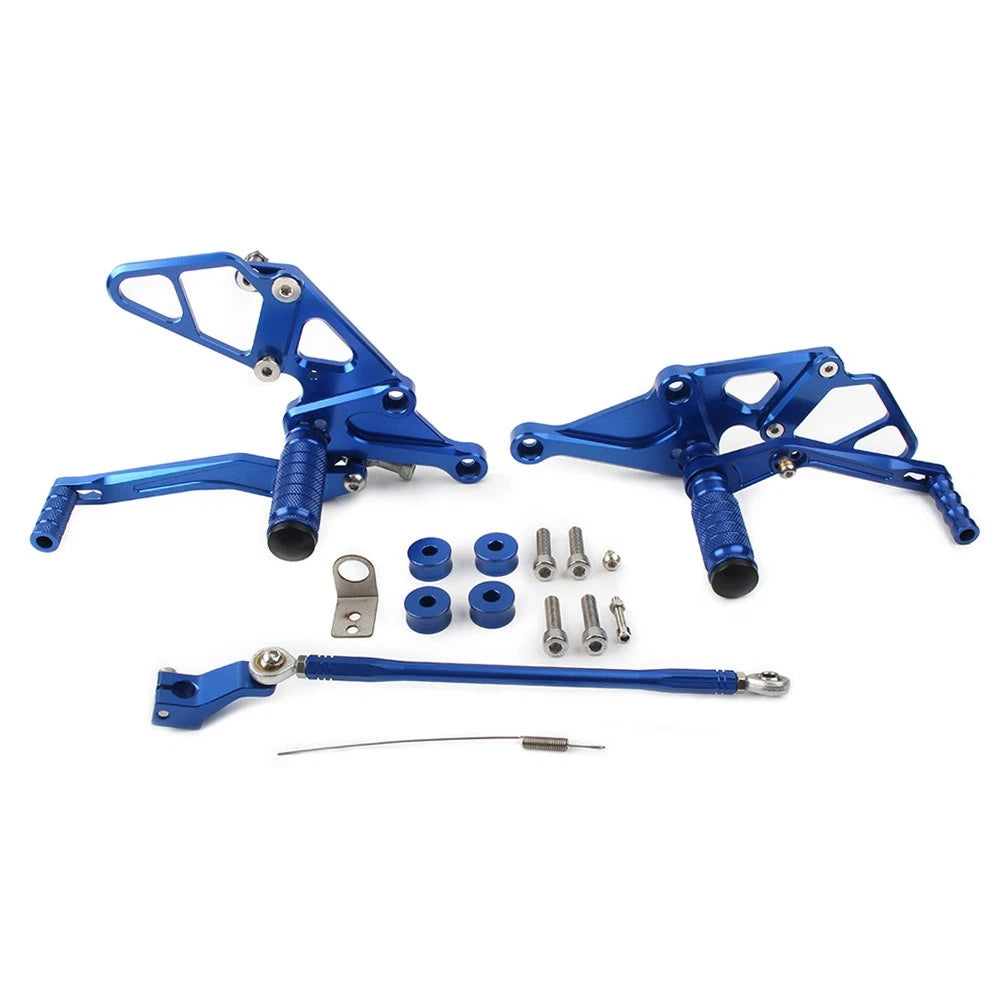 Footrests Pegs Rearset Adjust for YAMAHA FZ-07 MT-07 (2013-2017) Blue