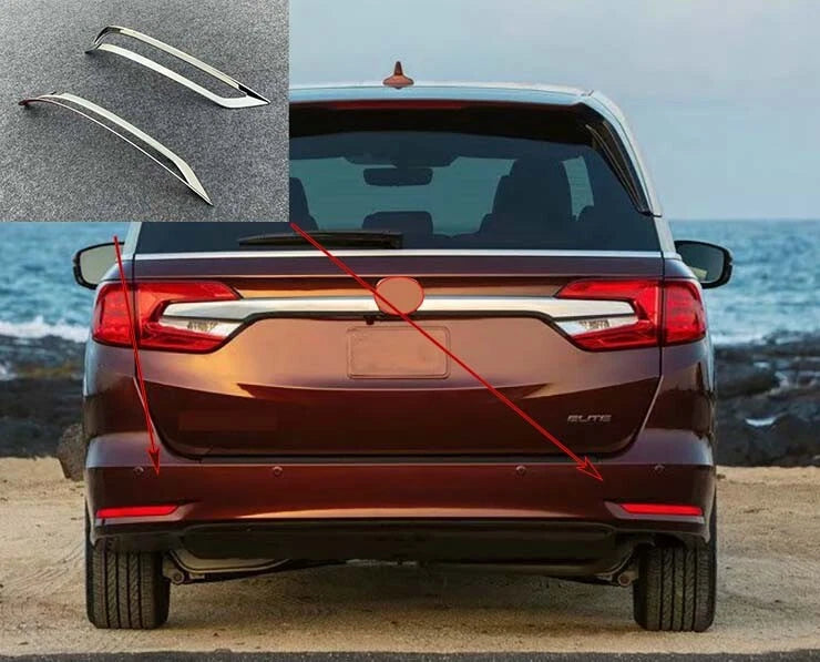 ABS Chrome Rear Fog Light Cover Trim for Honda Odyssey 2018-2020