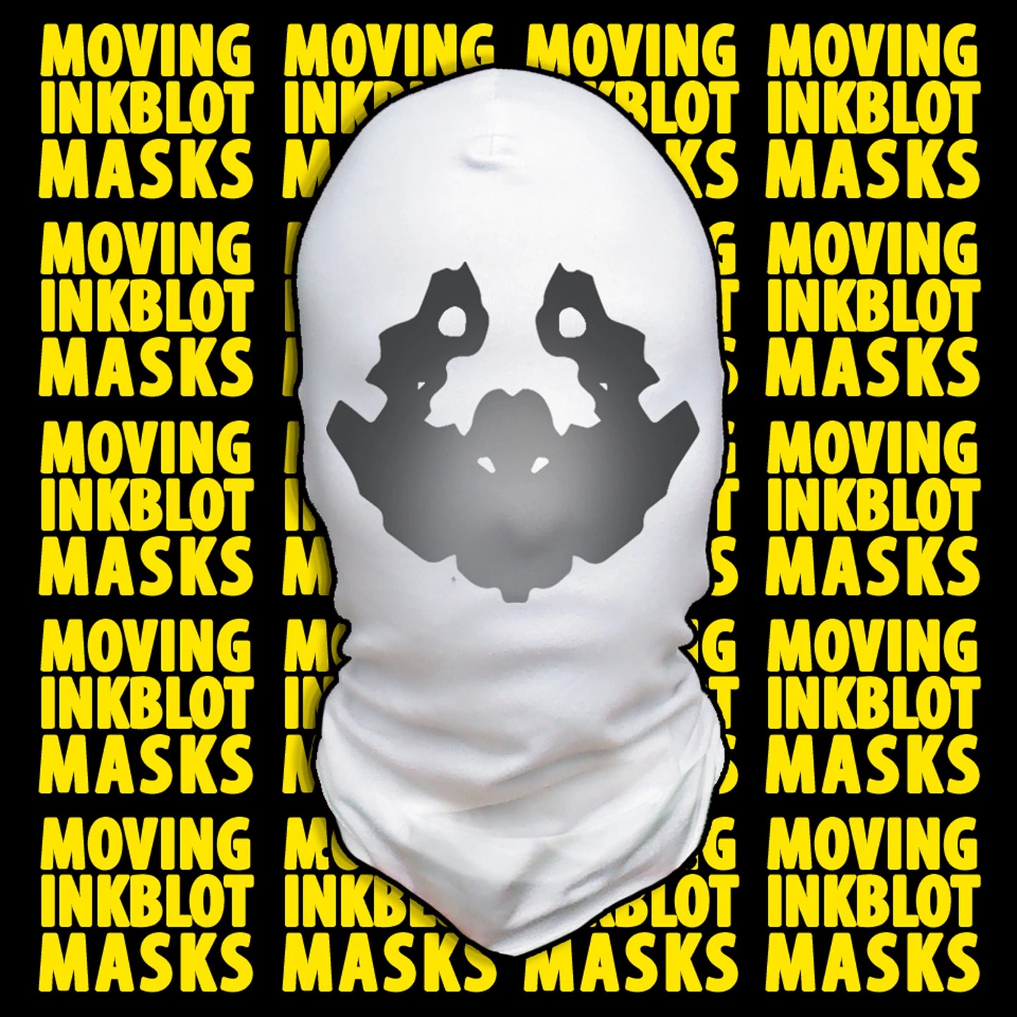 Rorschach Moving Inkblot Mask for Kids - Halloween Costume (Small)