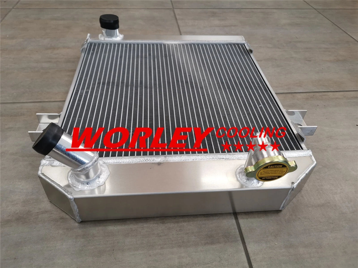 5ROW Alloy Radiator & Fan for Jaguar MK1/MK2, S-Type (1955-1968)