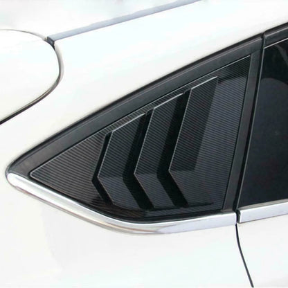 2x Rear Side Window Quarter Louver Cover Trim for Ford Focus ST RS (2012–2018)