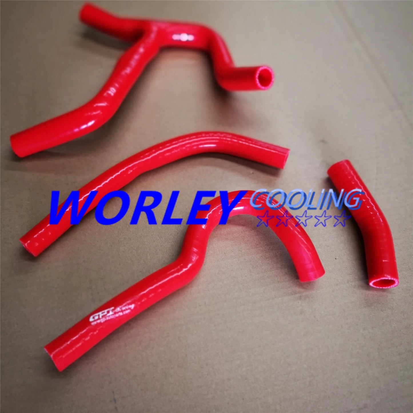 Aluminum Radiator for Honda CRF450R CRF450 (2015-2016) with Red Hose
