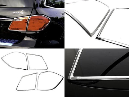 Tail Light Bezel Cover Chrome for Mercedes Benz GL X166 (2013-2015)