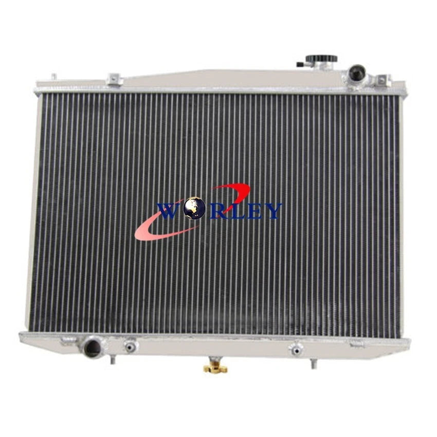 3 Row Aluminum Radiator for Nissan Navara D22 1997-2001 3.2L Diesel