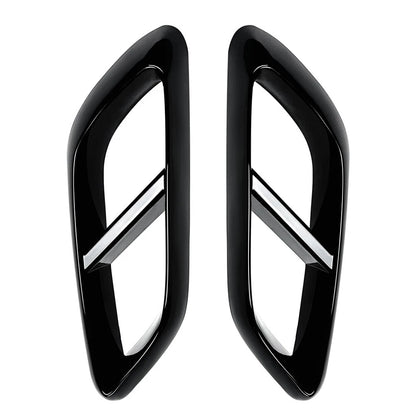 Black Rear Throat Exhaust Pipe Cover Trim for Mercedes Benz E Class (2024+)