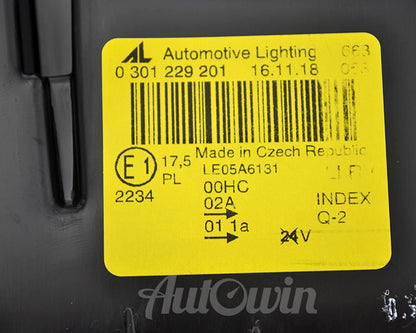 Halogen Headlight Left Side for Smart ForTwo (2007-2014) - Genuine NEW