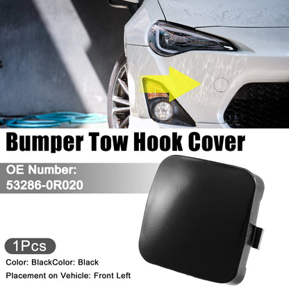 Front Left Bumper Tow Hook Cover for Toyota Rav4 (2013-2018)