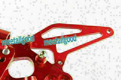 Adjustable Racing Footpegs for DUCATI 1199 (2012-2014) - Red Rear Set