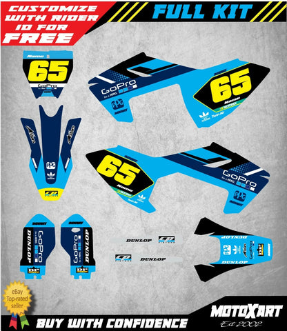 Custom Graphic Kit for Husqvarna TC 85 2018-2024 BOOST Style Decals
