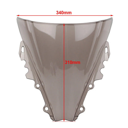 Brown Double Bubble Windscreen for 2006-2007 Yamaha YZF R6 R6R (2006-2007)