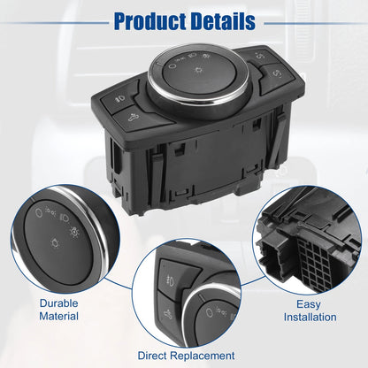 Headlight Lamp Switch Fog Light Control for Ford F-150 (2015-2019)