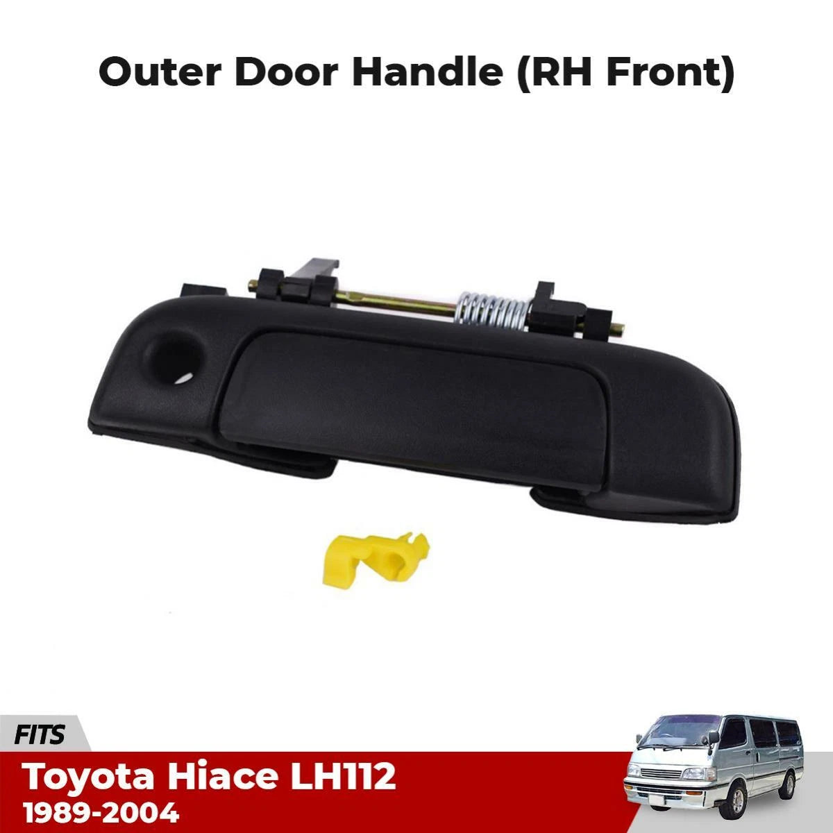Exterior Door Handle Outer Grab RH Front Fits Toyota Hiace Commuter Van 1989-04