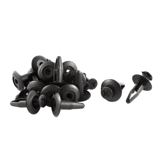 15 Pcs 7.5mm Plastic Push Type Rivet Clips for Honda