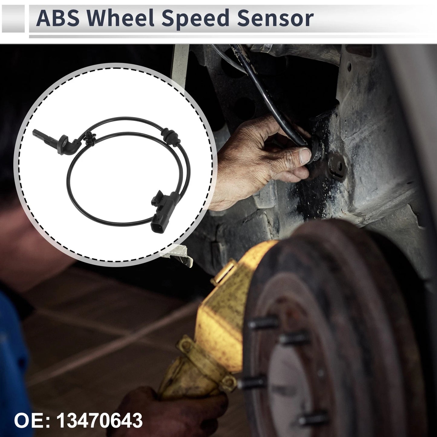 Rear Left/Rear Right ABS Wheel Speed Sensor for Chevrolet Cruze (2011–2016)