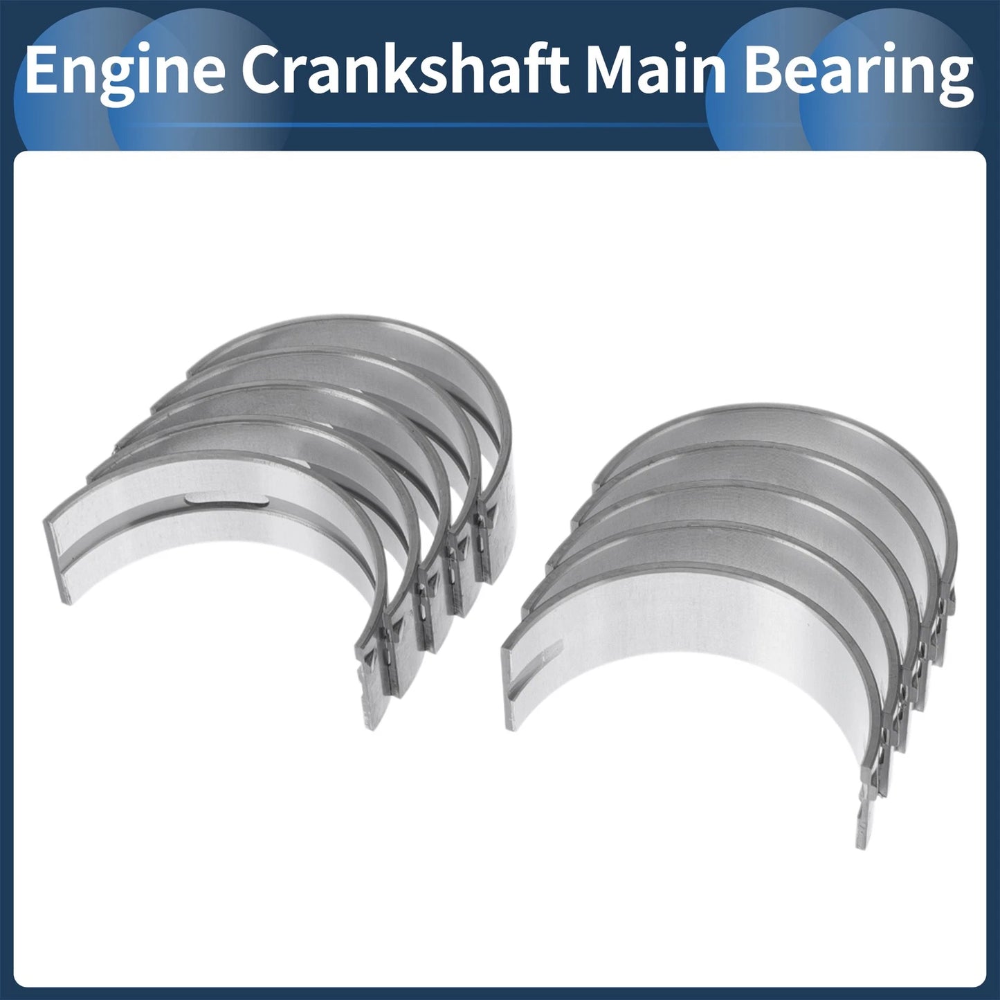 Main Bearing Set for Toyota Caldina (1995-2004) - 10 Pcs