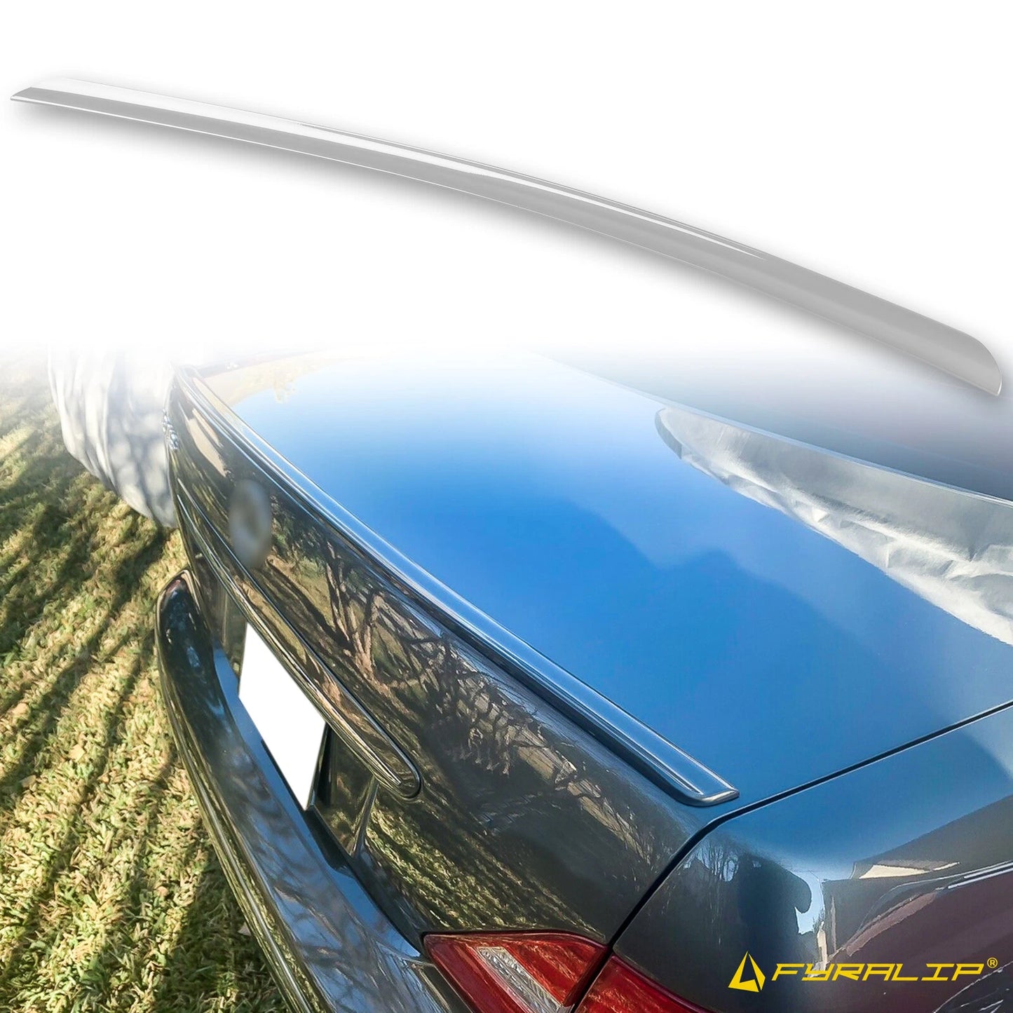 Silver Boot Lip Spoiler for Lexus LS XF30 Sedan (2001-2006)