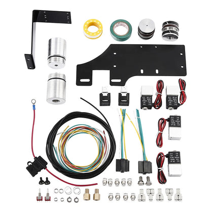 Front Air Ride Lowering Kit & Rear Suspension Tank for Road Glide (2014-2025)