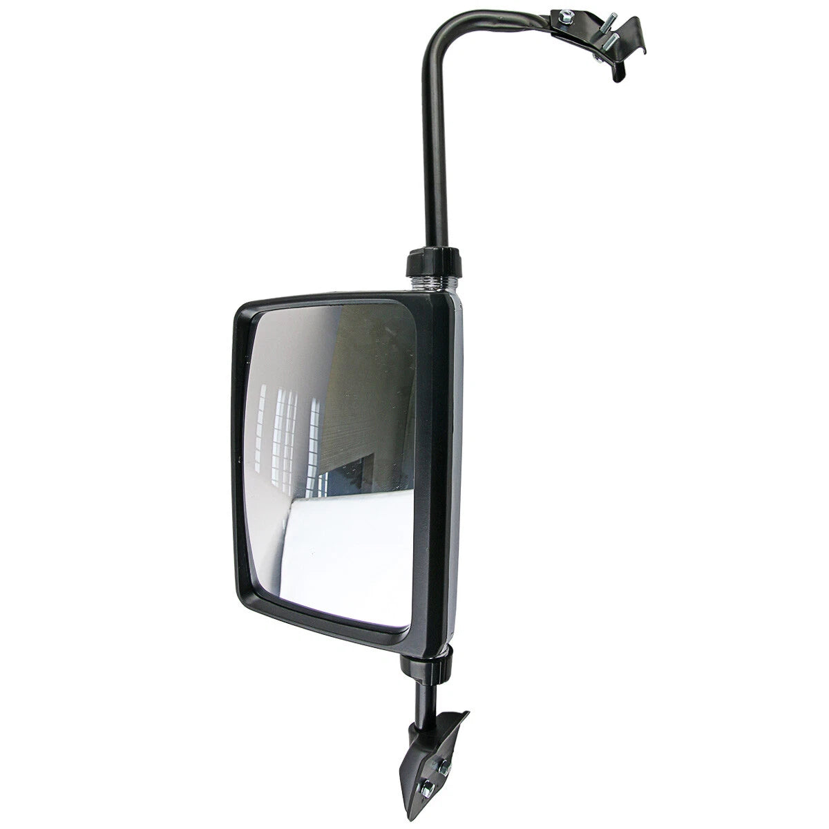 Front Left Chrome Manual Door Mirror for Mitsubishi Pajero (1982-1991)