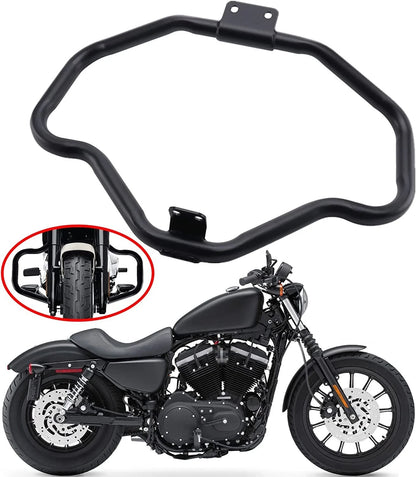 Black Engine Guard Highway Crash Bar for Harley Sportster XL 883 1200 (04-22)