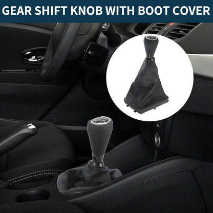 5 Speed Gear Shift Knob & Cover for Peugeot 206 (2000-2010)