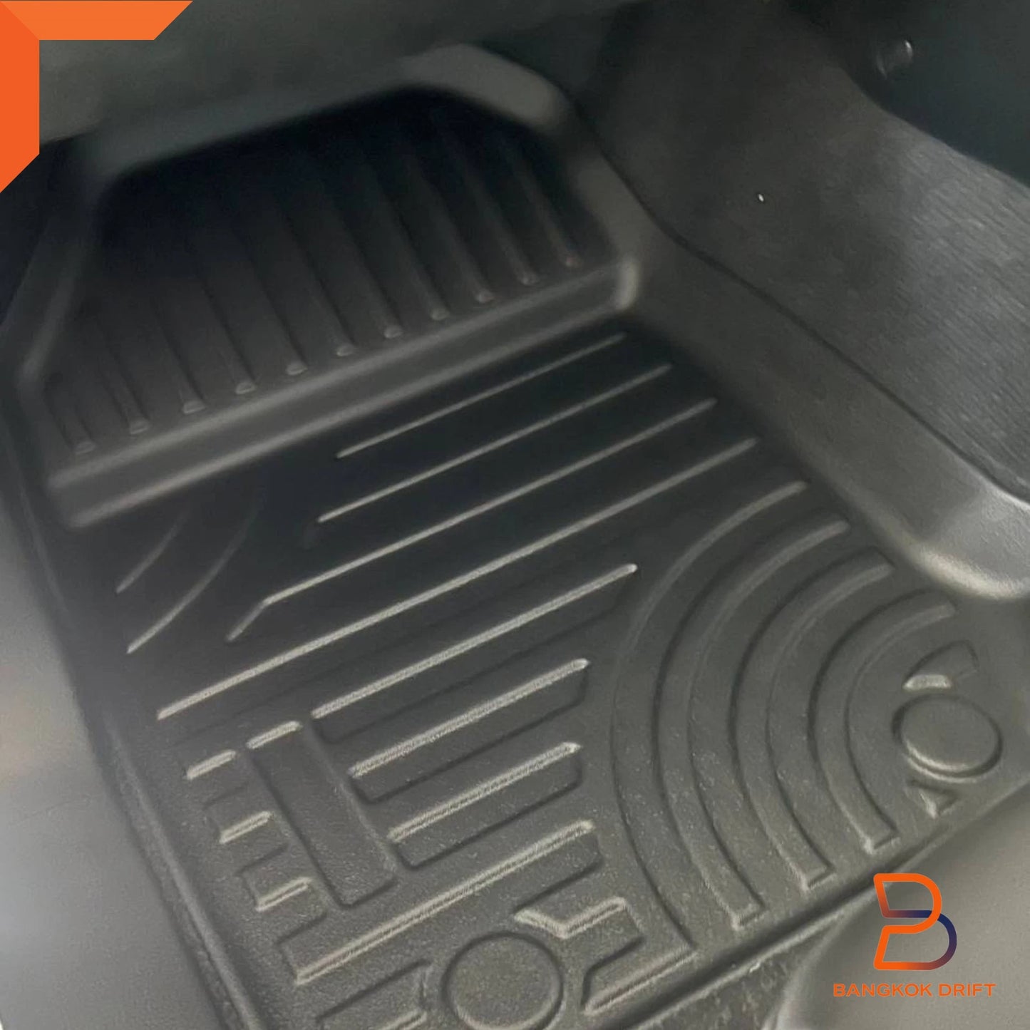 Premium 3D TPE All Weather Floor Mats for Toyota Hilux Ute Revo (15-25)