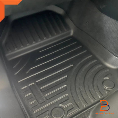 Premium 3D TPE All Weather Floor Mats for Toyota Hilux Ute Revo (15-25)