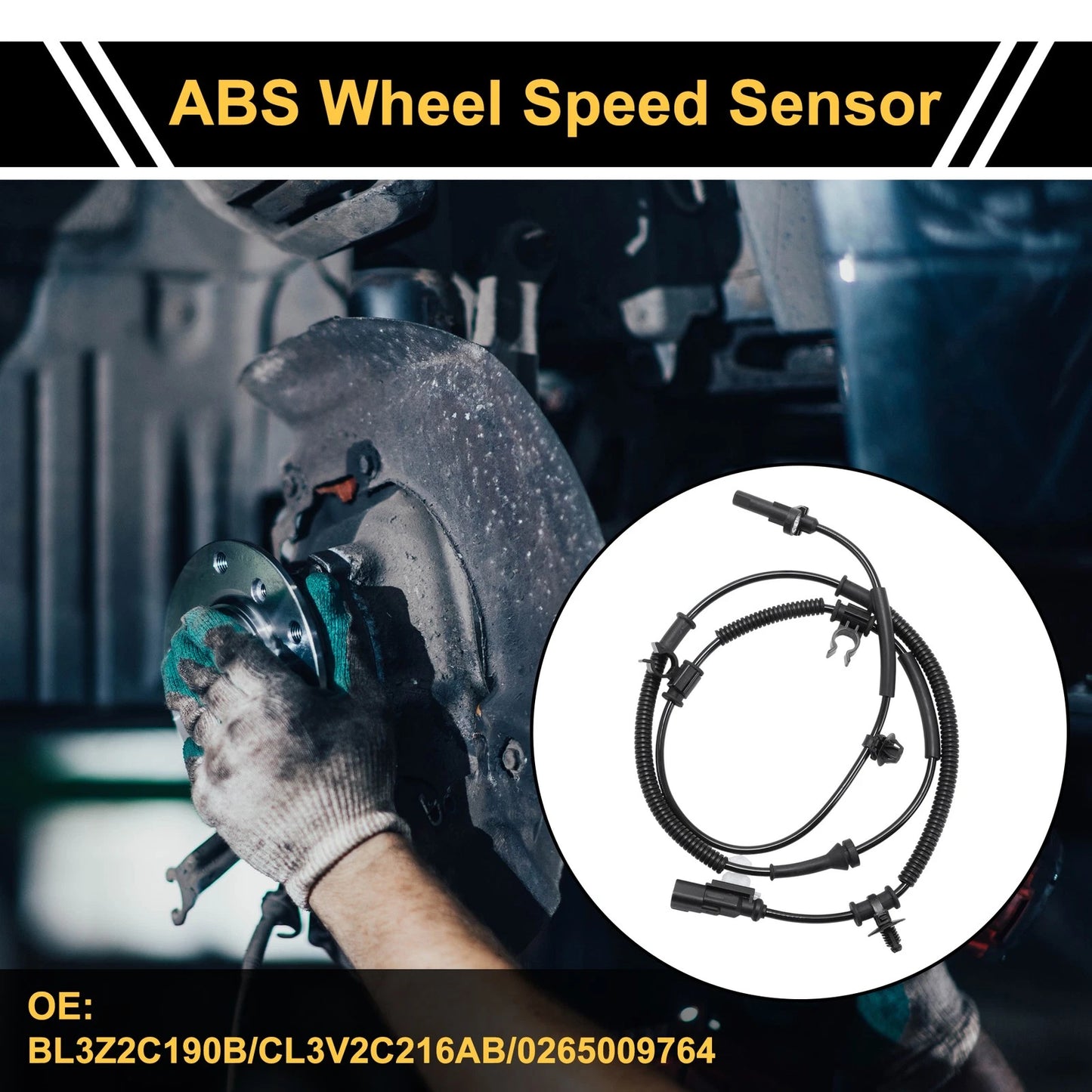 ABS Wheel Speed Sensor for Lincoln Mark LT (2011-2014)