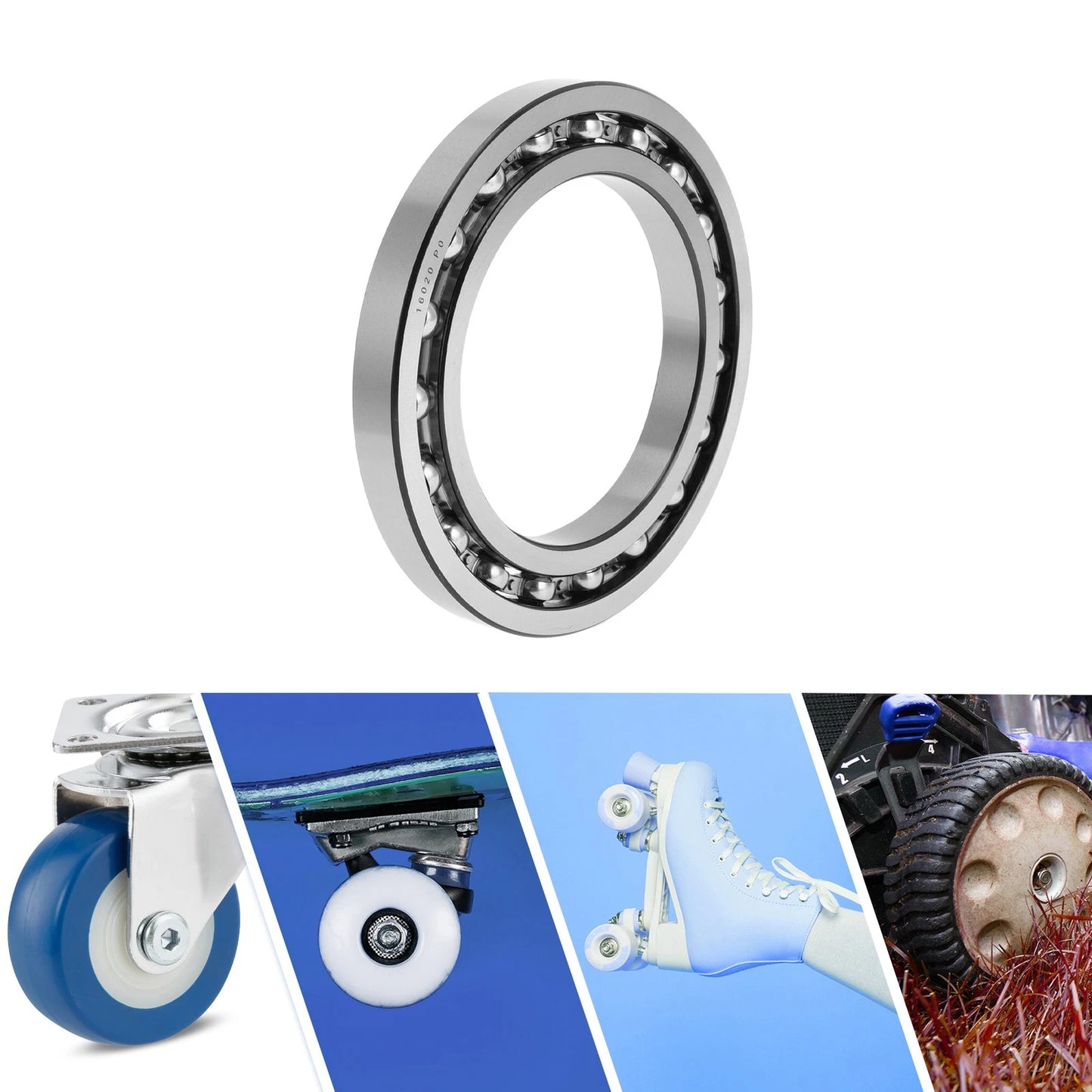 100x150x16mm Deep Groove Ball Bearings for Scooter Skateboard Wheel