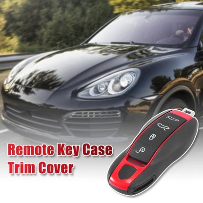 Red Remote Key Fob Case Cover Shell for Porsche Cayenne Panamera Macan