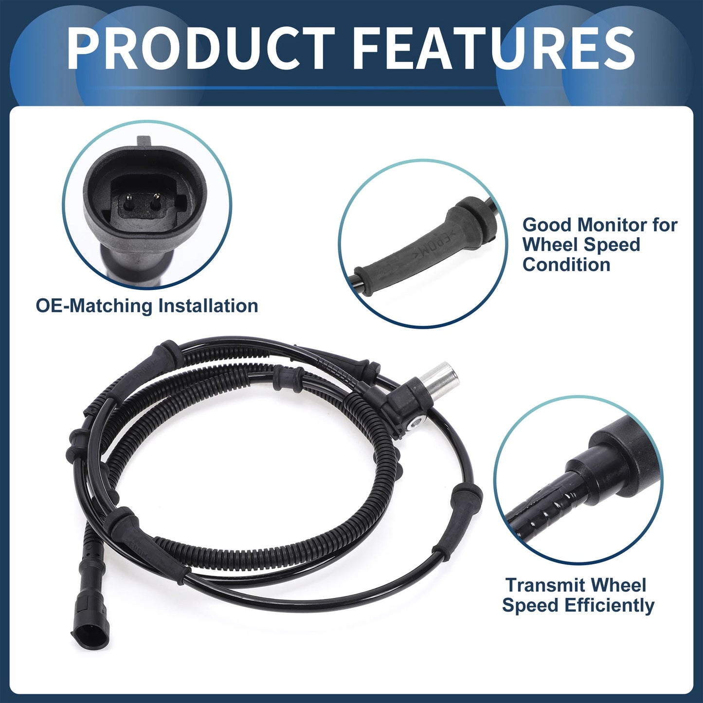 ABS Wheel Speed Sensor for Jeep Wrangler (2007-2018)