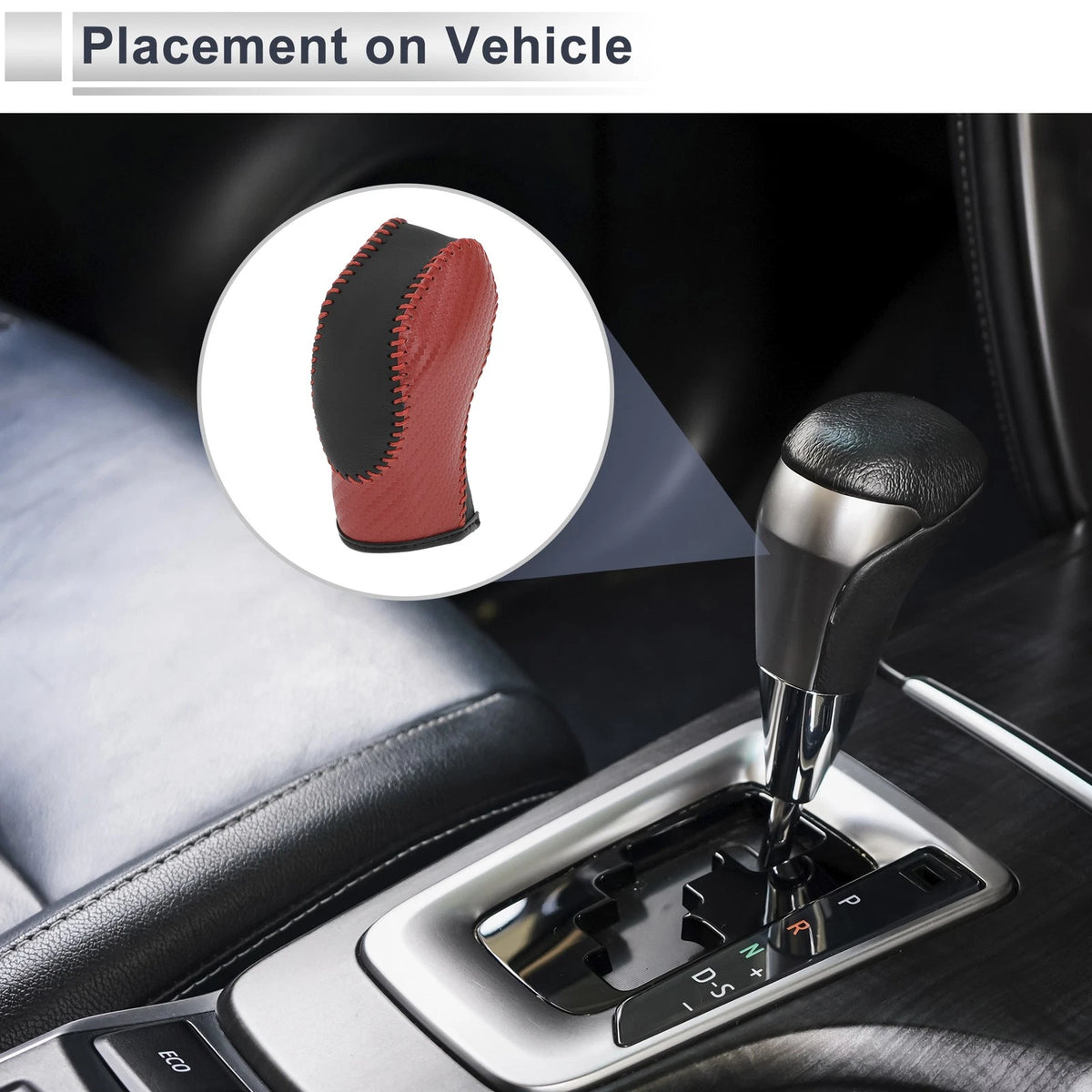 Carbon Fiber Gear Shift Knob Cover for Ford Fusion (2013-2020)
