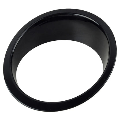 Black Headlight Ring Cover Trim Bezels for Jeep Wrangler JK JKU (2007-2018)