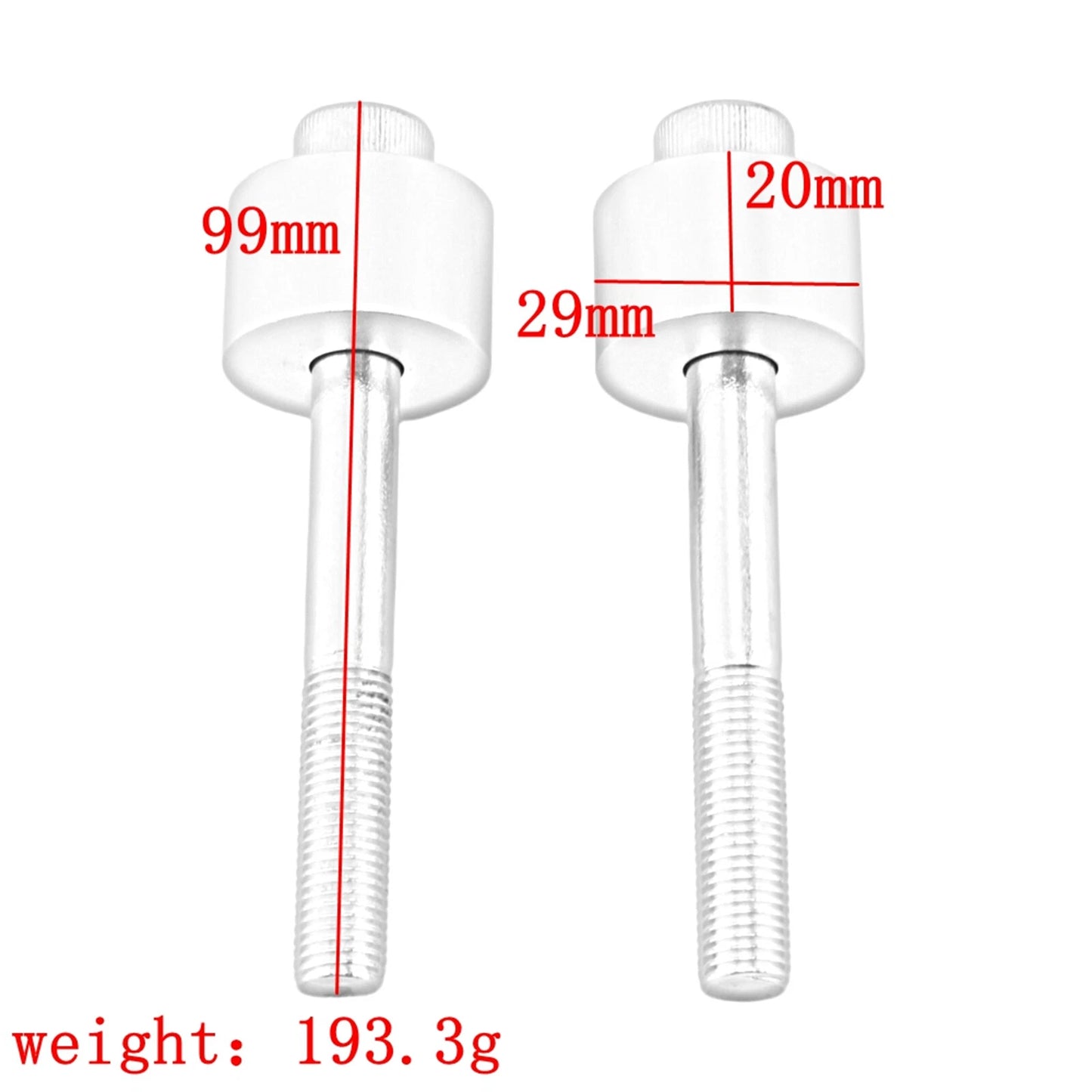 20mm Silver Handle Bar Mounting Riser Clamps for Tiger 1200 GT (2022-)