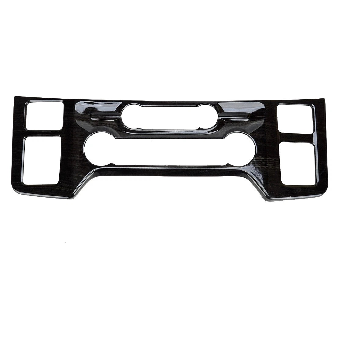 Black Wood Grain AC Control Panel Trim Cover for Ford F-150 (2015-2023)