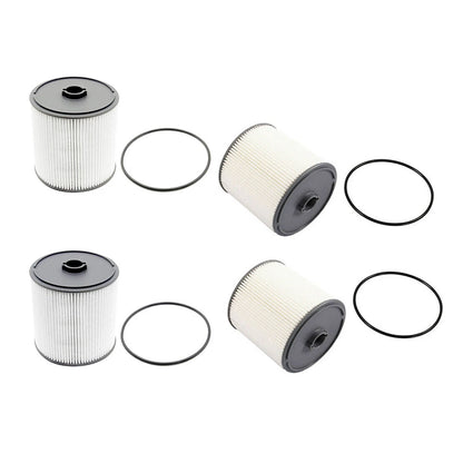 4 x Diesel Fuel Filter Water Separator for Dodge Ram, Jeep Wrangler (2018-2023)