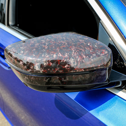 Carbon Fiber Red Mirror Covers for BMW G20 G30 (2019-2020)