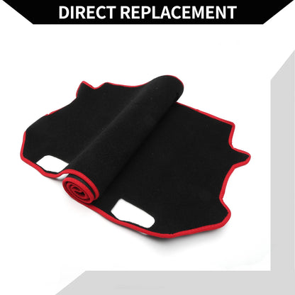 Dashboard Cover Mat for Honda Fit GR1-GR8 (2020-2024) Protector Black Red 1 Set
