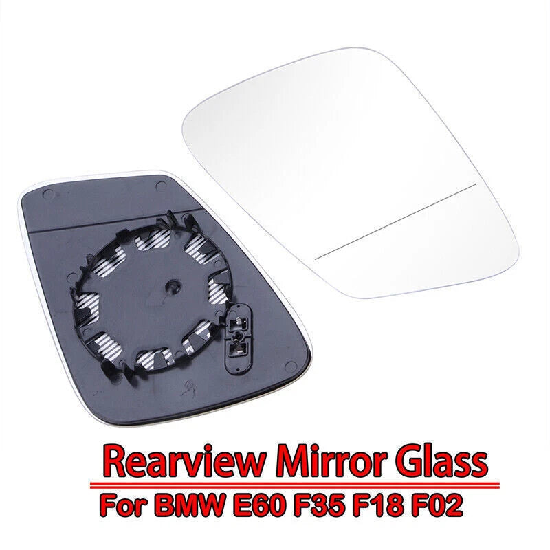 Driver & Passenger Side Mirror Glass for BMW E60 E61 F07 F10 F18 F11 F06 F13 F12