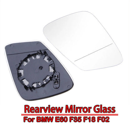 Driver & Passenger Side Mirror Glass for BMW E60 E61 F07 F10 F18 F11 F06 F13 F12