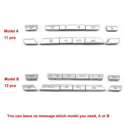 Replacement Air Condition Buttons Knob Key Cover Fit For BMW 5 X5 X6 F10 F18 F02