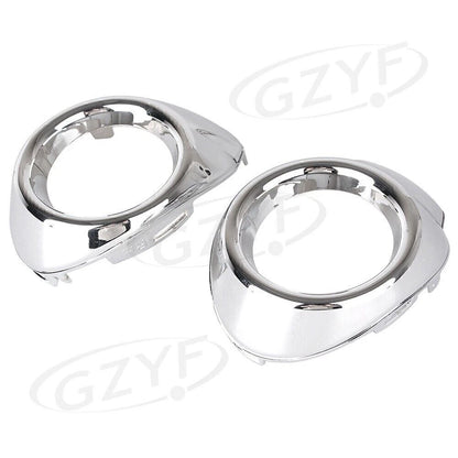 2 x Front Fog Light Covers for Ford Focus (2012-2013) Chrome Trim Bezels