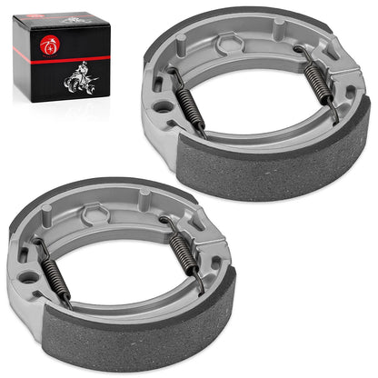 2pcs Brake Shoes for Yamaha Champ 100 YFM100, Badger 80 YFM80 (1989–2001)