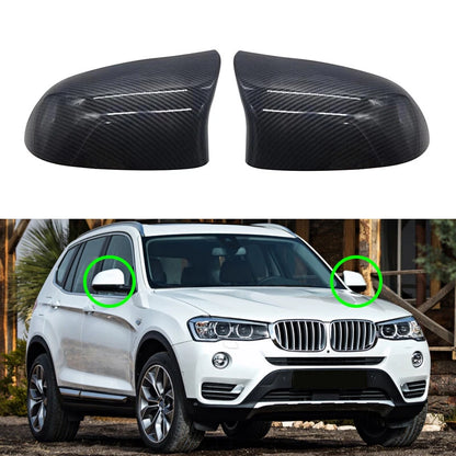 Carbon Fiber Side Mirror Covers for BMW X5 F15, X6 F16 28i 35i (2014-2018)